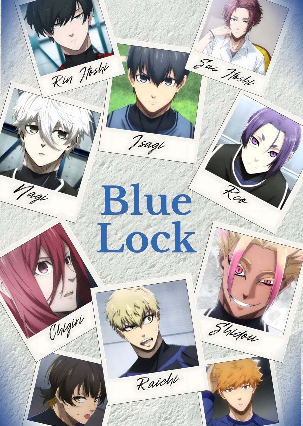 Blue Lock Karakter Collage