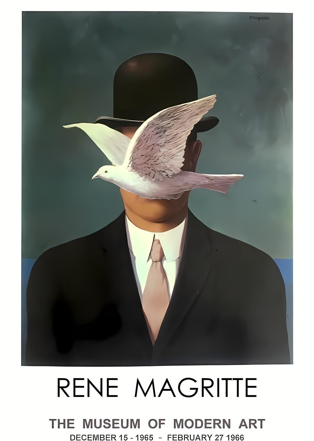 René Magritte: Kuşlu Figür