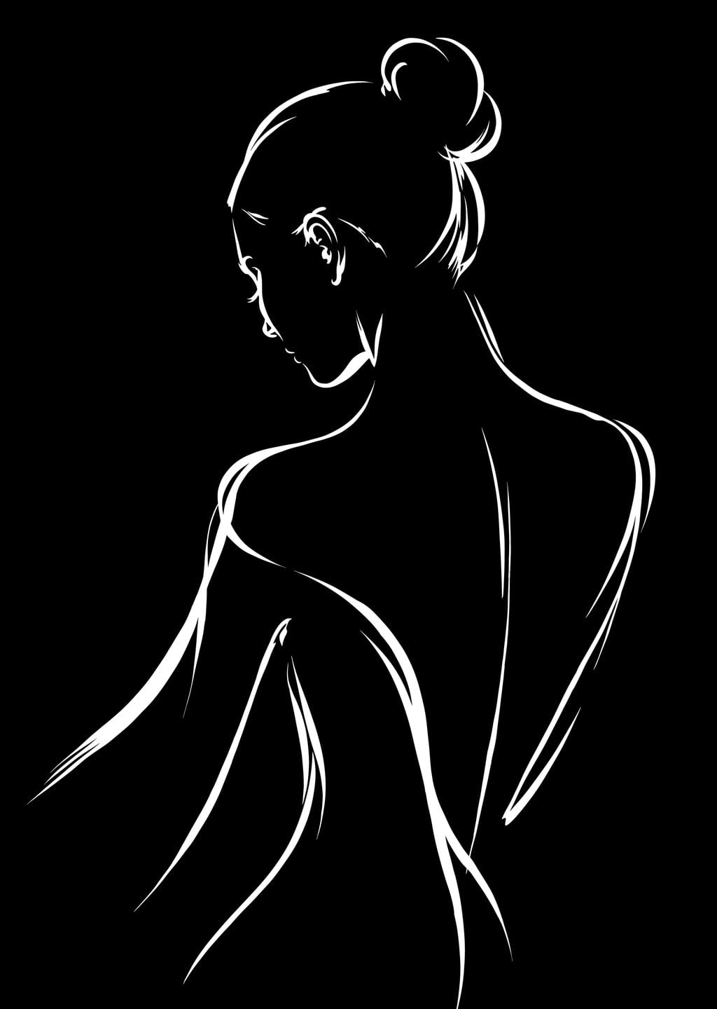 Minimalist Kadın Siluet
