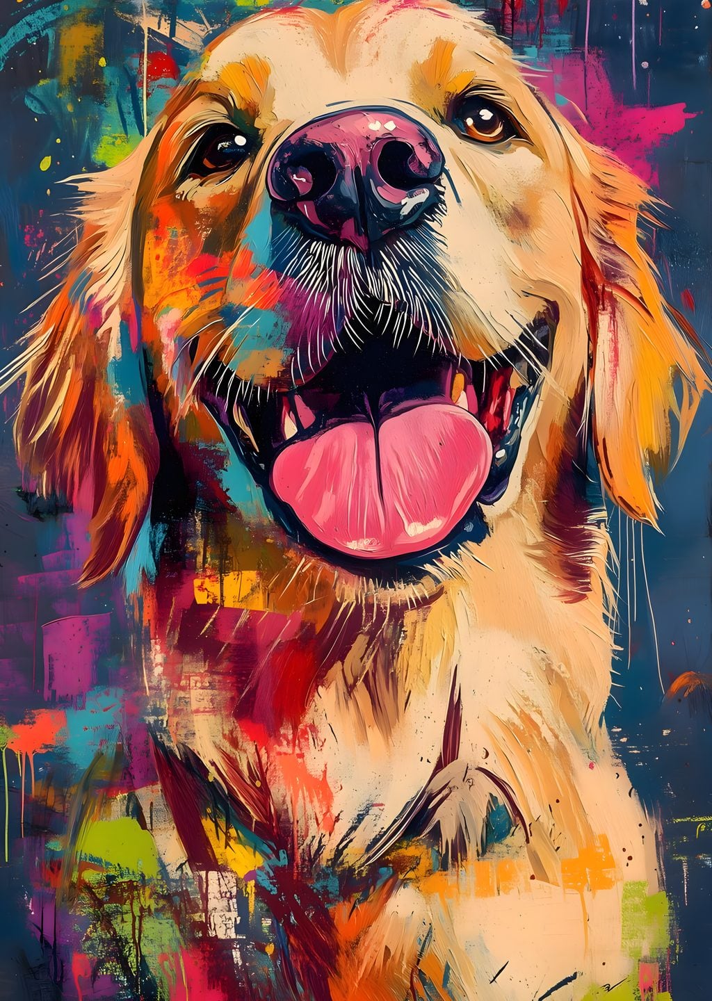Dilini Çıkaran Köpek