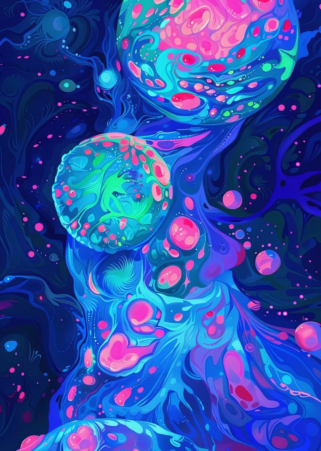 Kozmik Akışkanlık: Neon Galaksiler