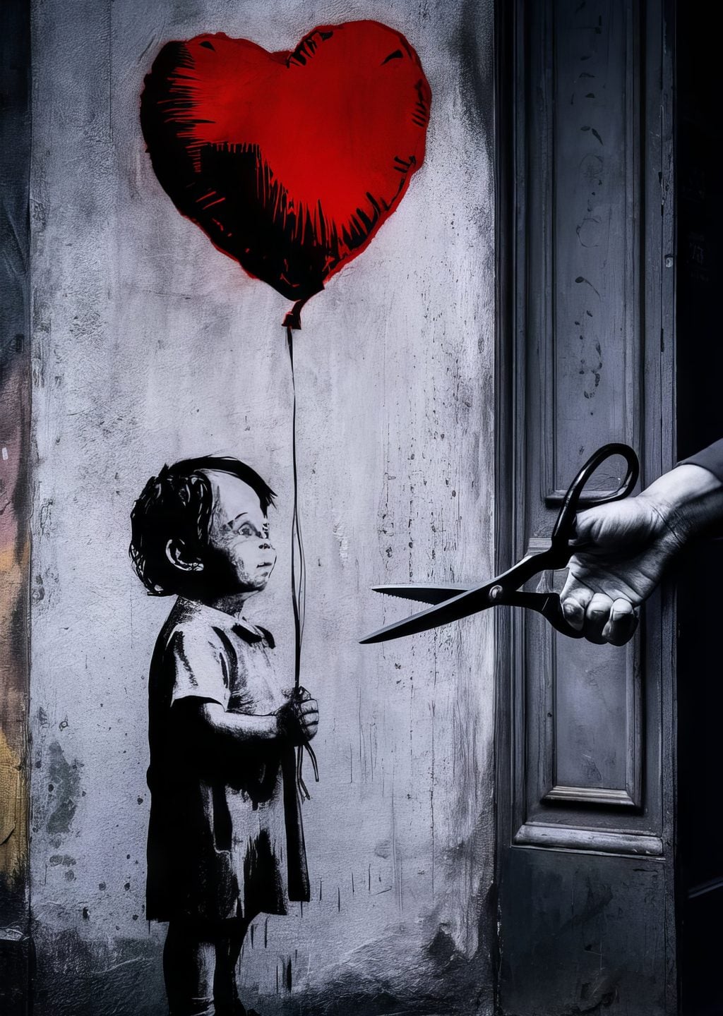 Kız ve Kırmızı Balon