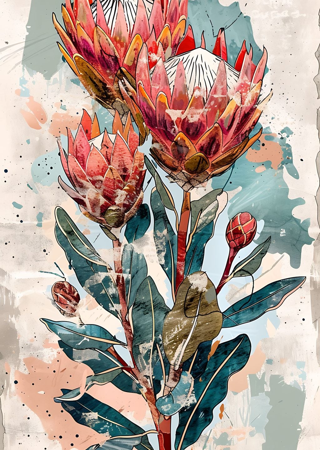 King Protea Çiçekleri