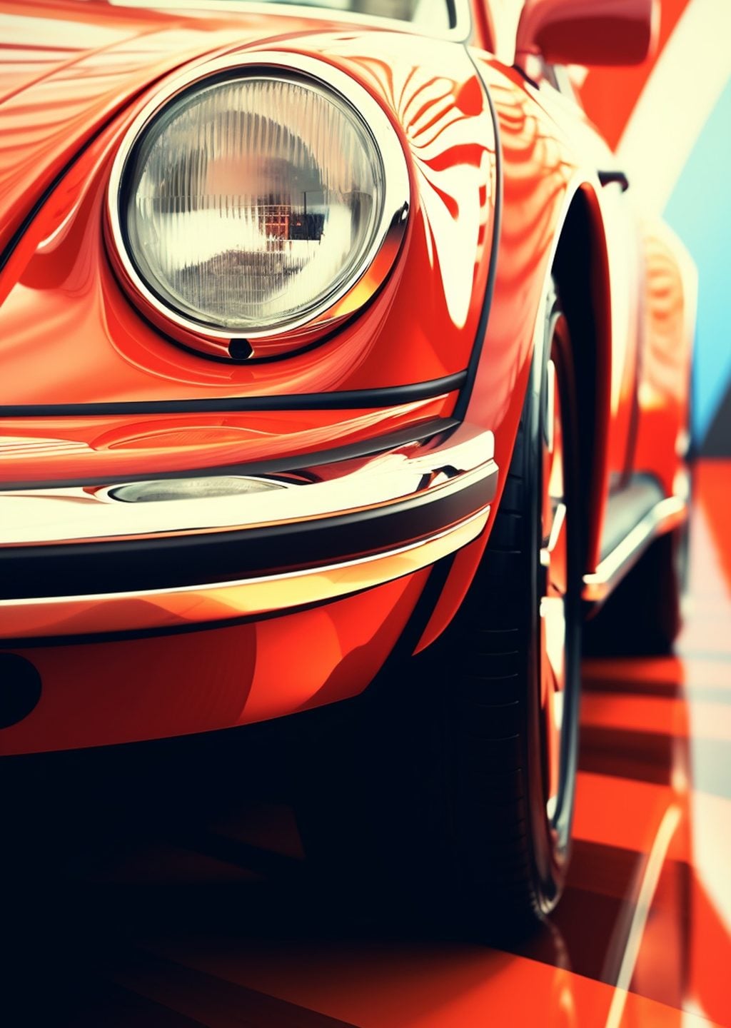 Kırmızı Porsche