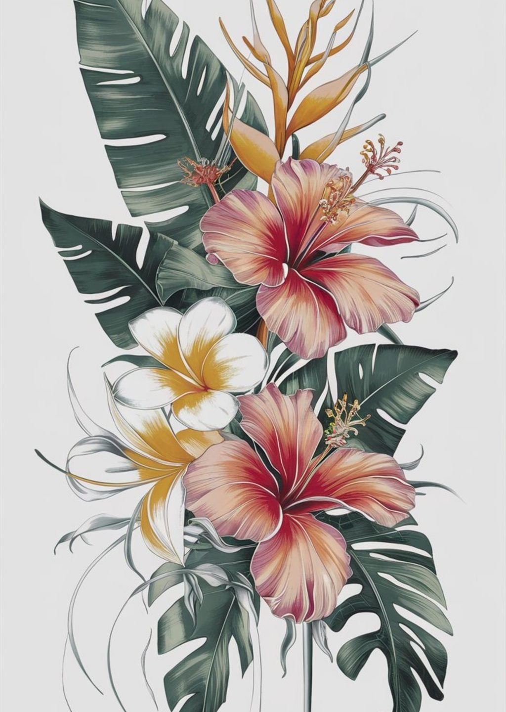 Hibiskus ve Tropikal Çiçekler