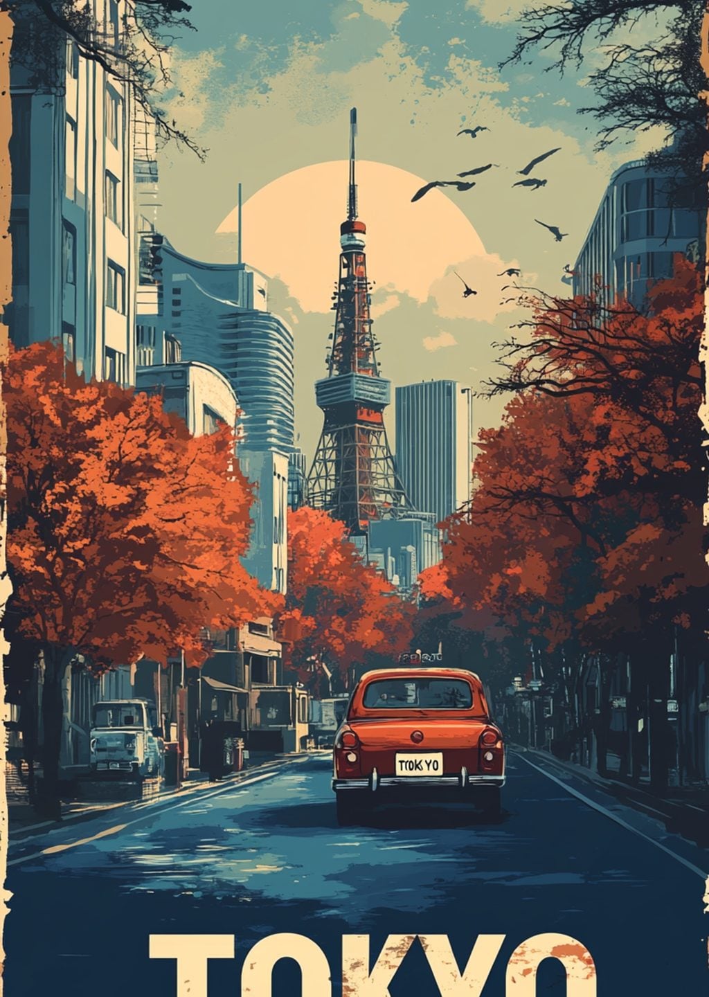 Tokyo: Şehir Manzarası ve Tokyo Kulesi