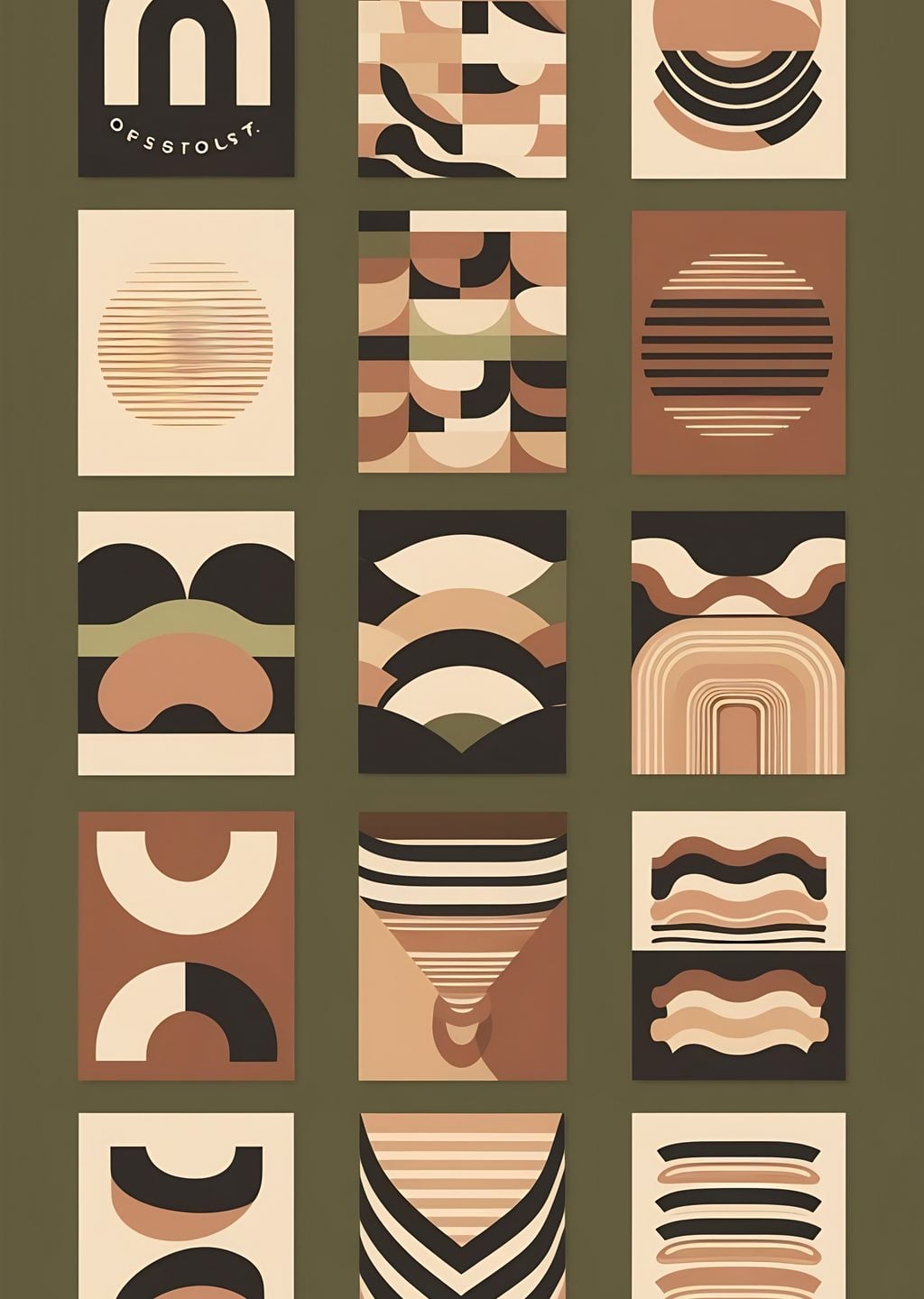 Minimalist Geometrik Desenler