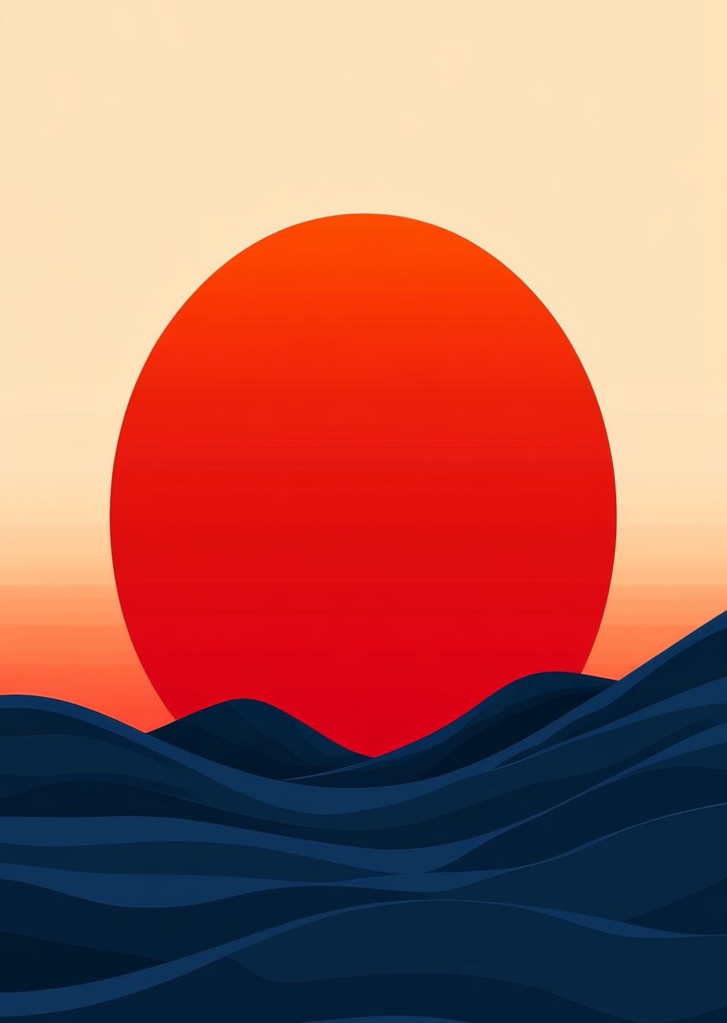 Güneşin Doğuşu: Minimalist Manzara