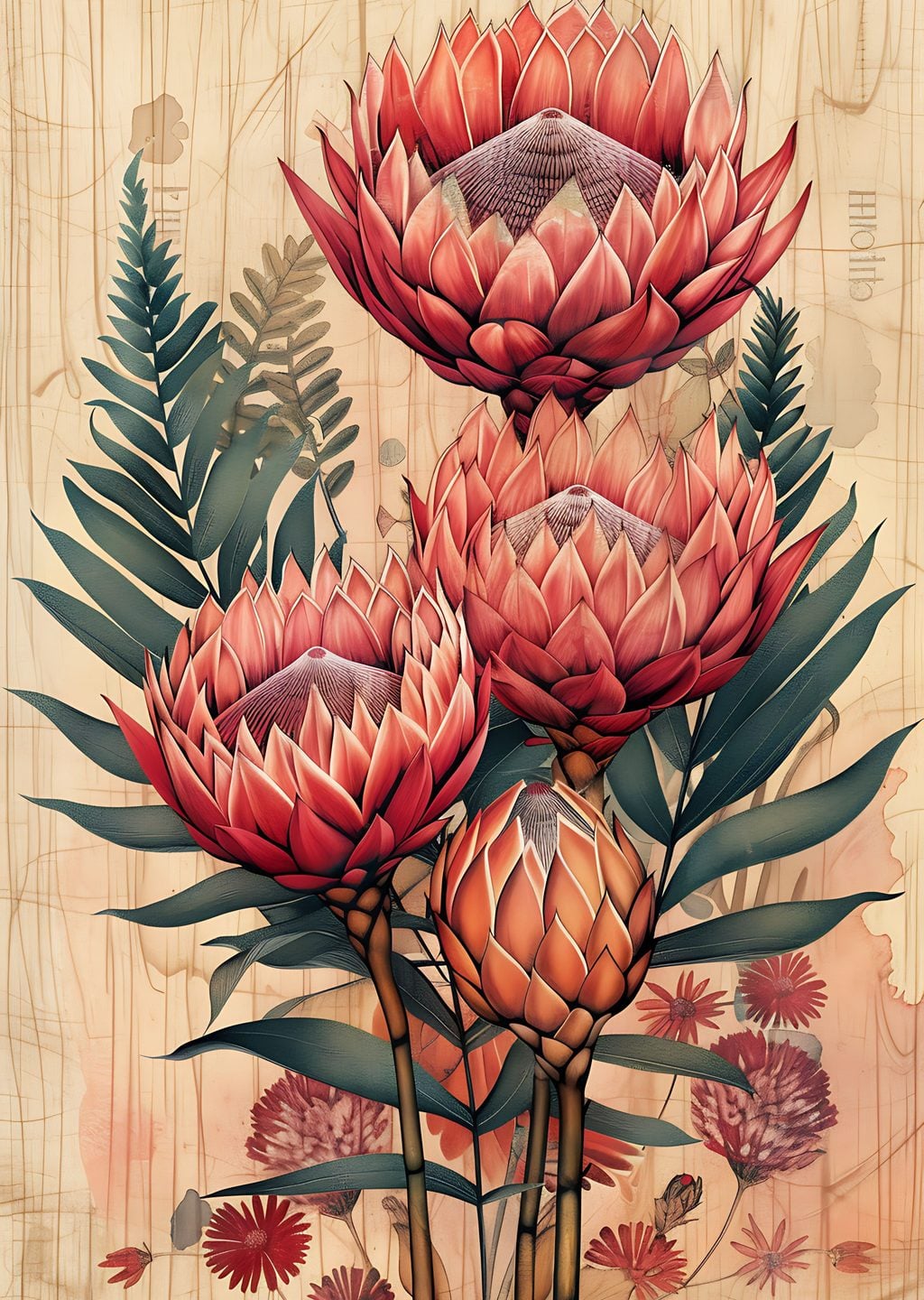 King Protea Çiçekleri