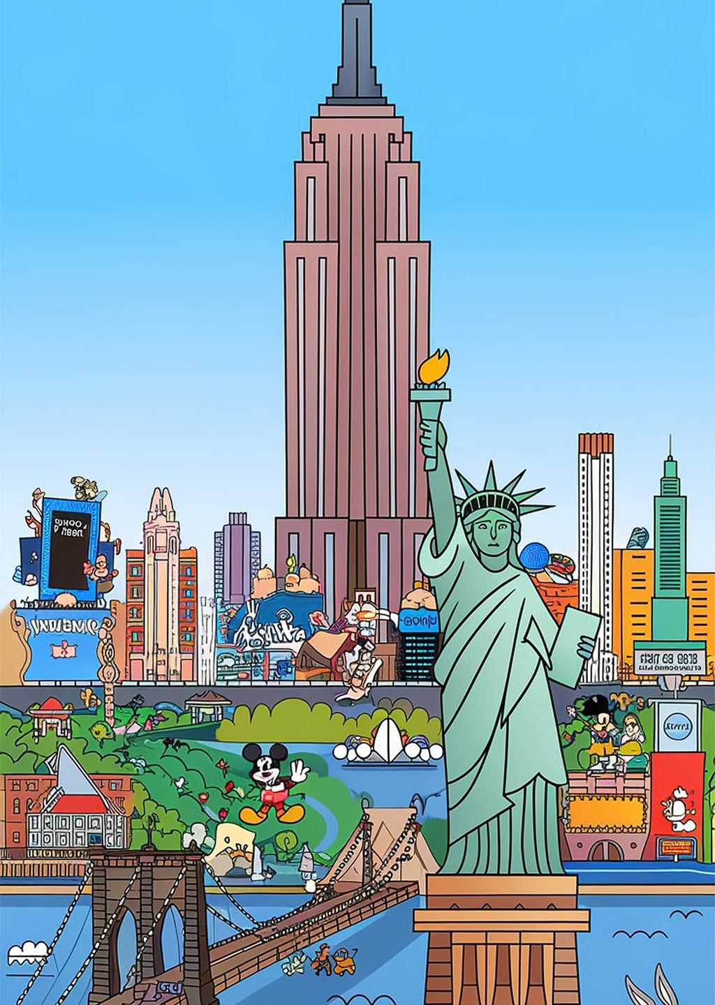 New York'ta Çizgi Film Kahramanları