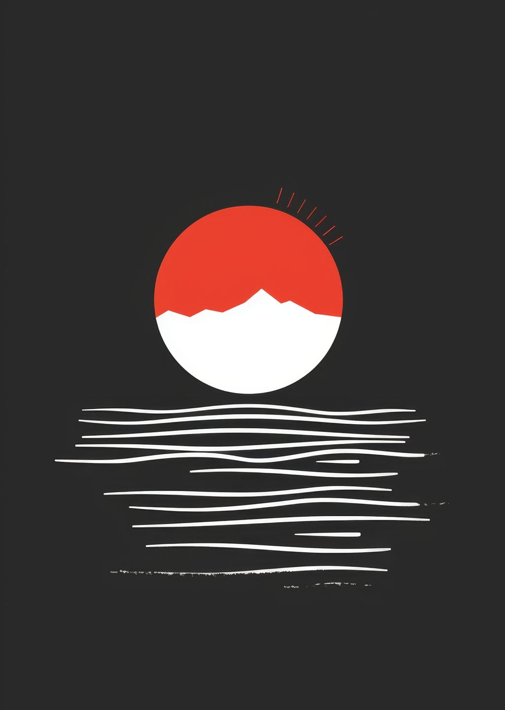 Minimalist Gün Batımı Manzarası