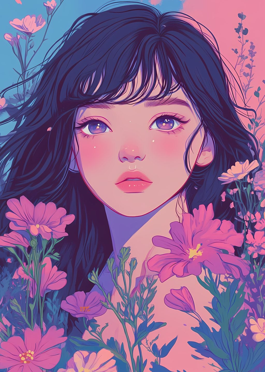 Kawaii Kız Portresi