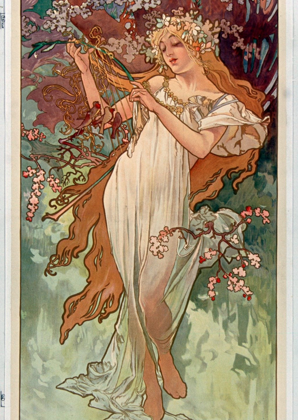 Mevsimler - İlkbahar (Alphonse Mucha)