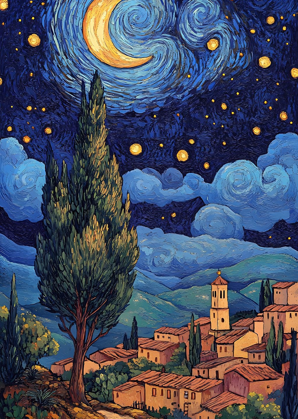 Yıldızlı Gece: Sanatın Büyüsü