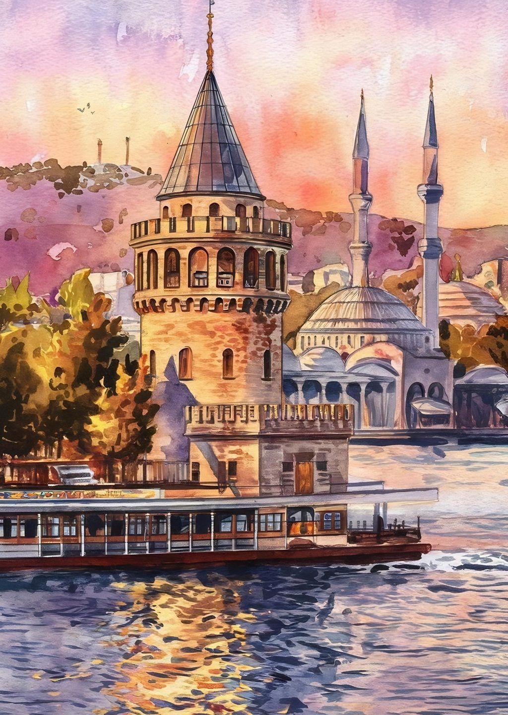 İstanbul Boğazı'nda Tarihi Yapılar
