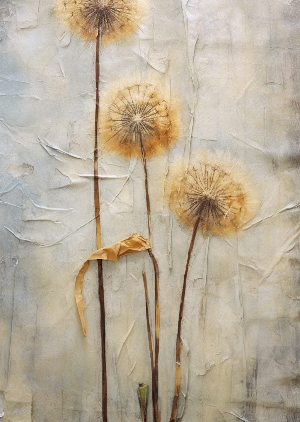 Botanik Çiçekler: Dandelion Sanatı