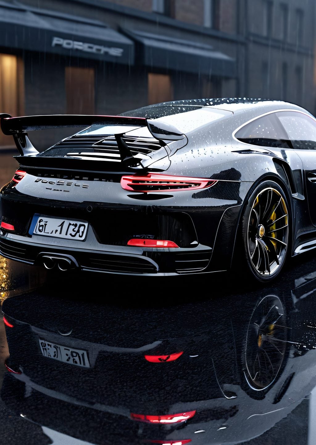 Porsche 911 GT3 RS: Yağmurlu Sürüş
