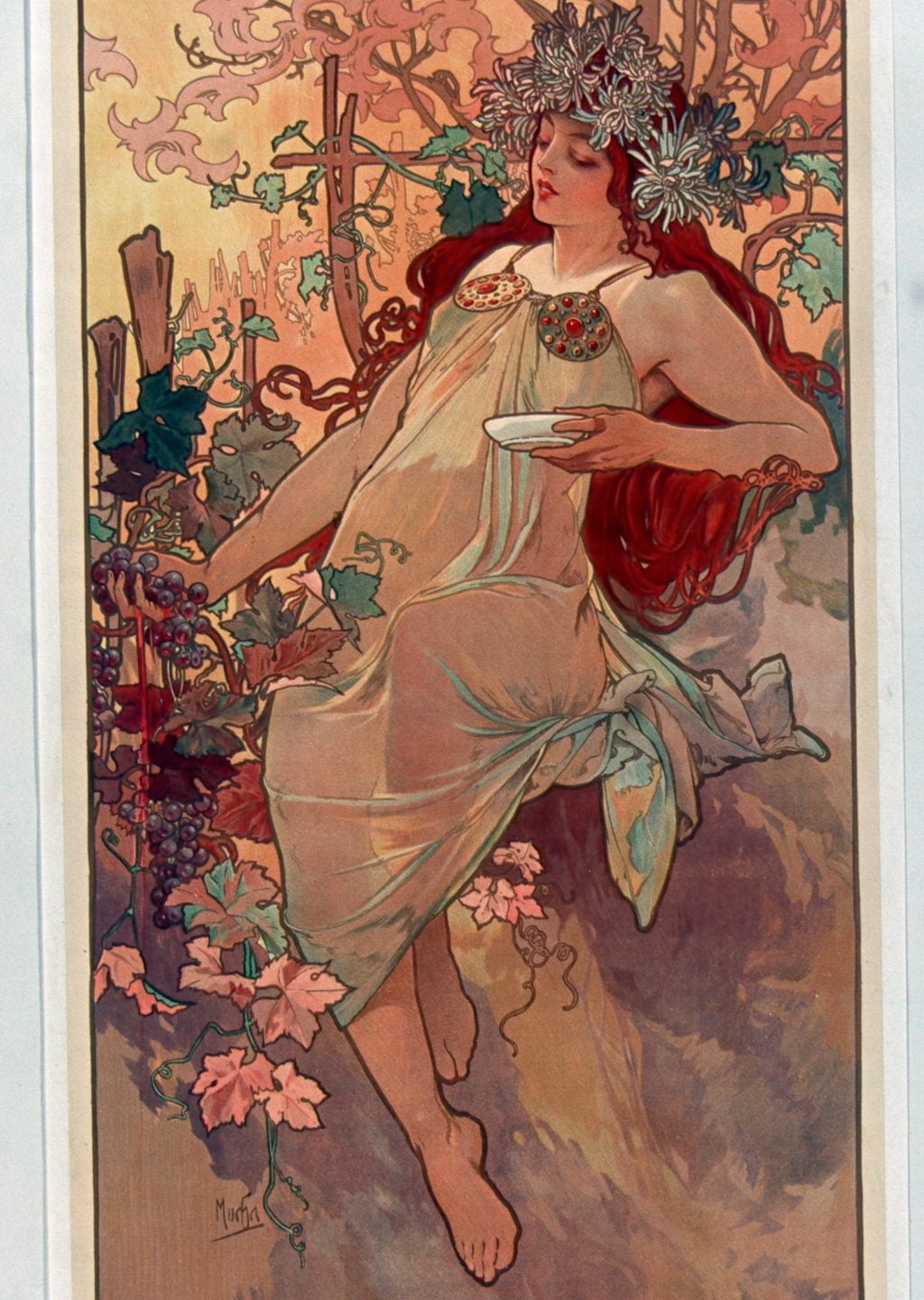 Mevsimler - Sonbahar (Alphonse Mucha)