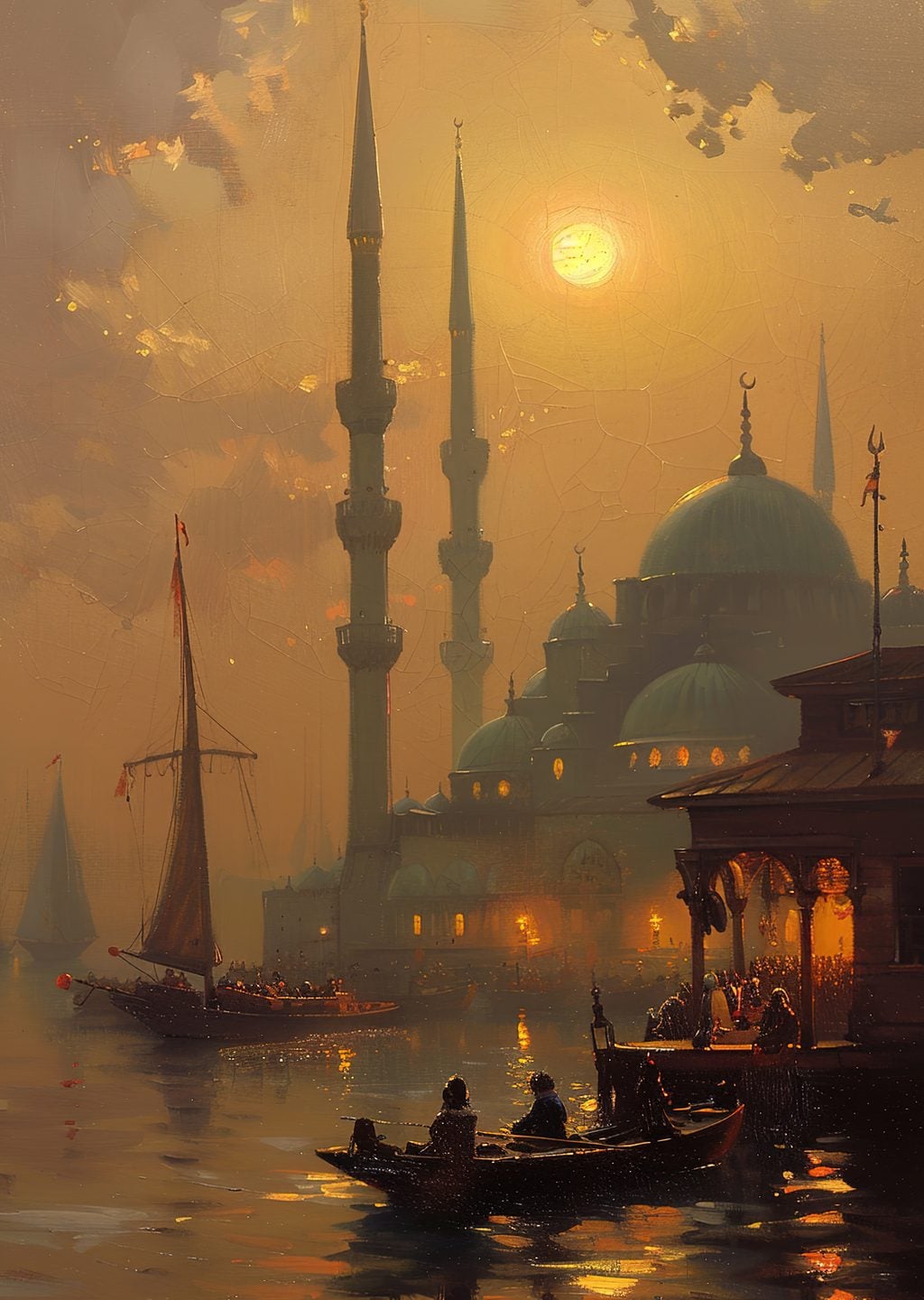 İstanbul'da Günebatışında Cami