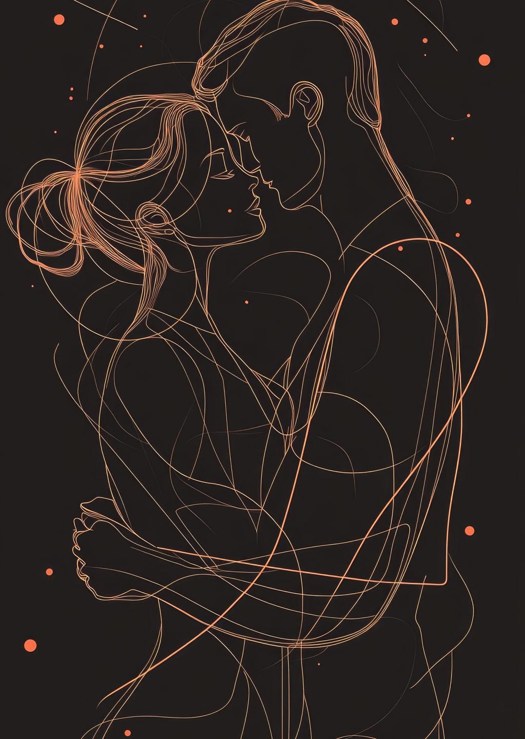 Minimalist Aşk Çizimi