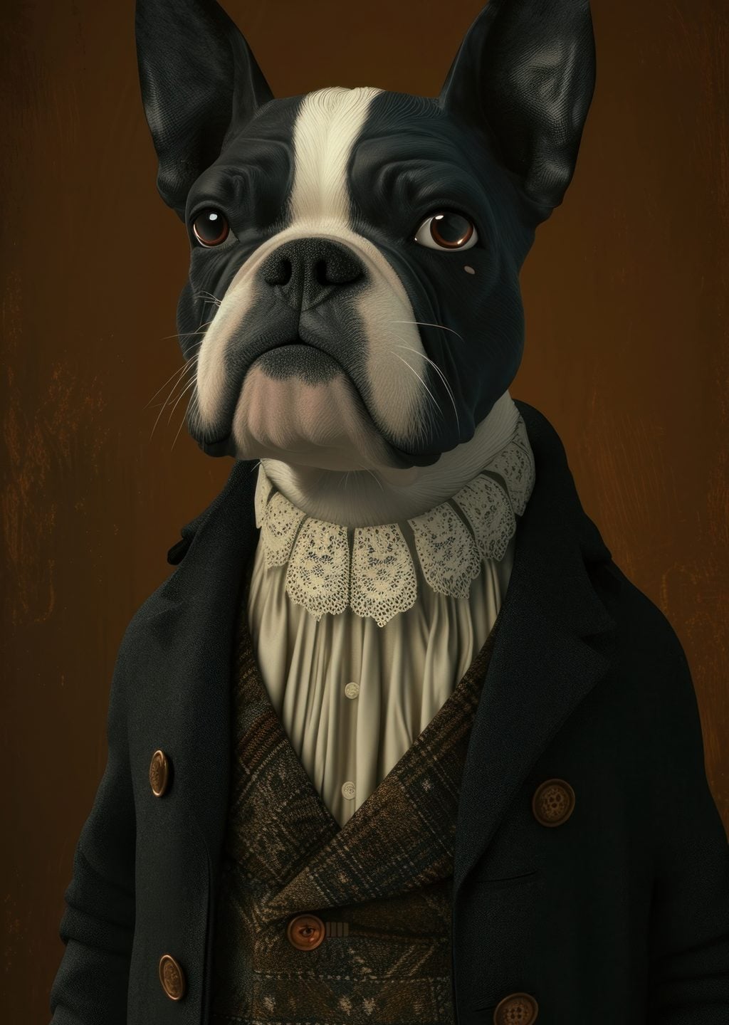 Şık Köpek Portresi