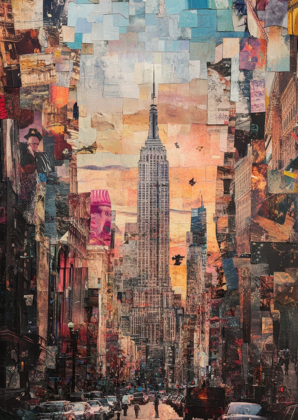 Empire State Binası Mozaik