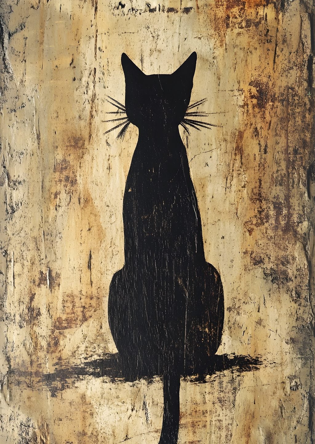Siyah Kedi Silueti