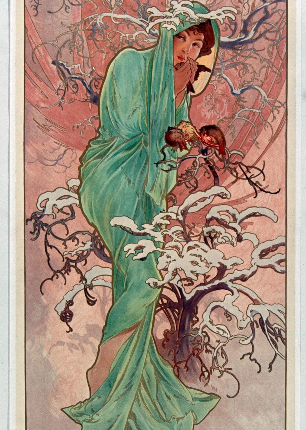 Mevsimler - Kış (Alphonse Mucha)