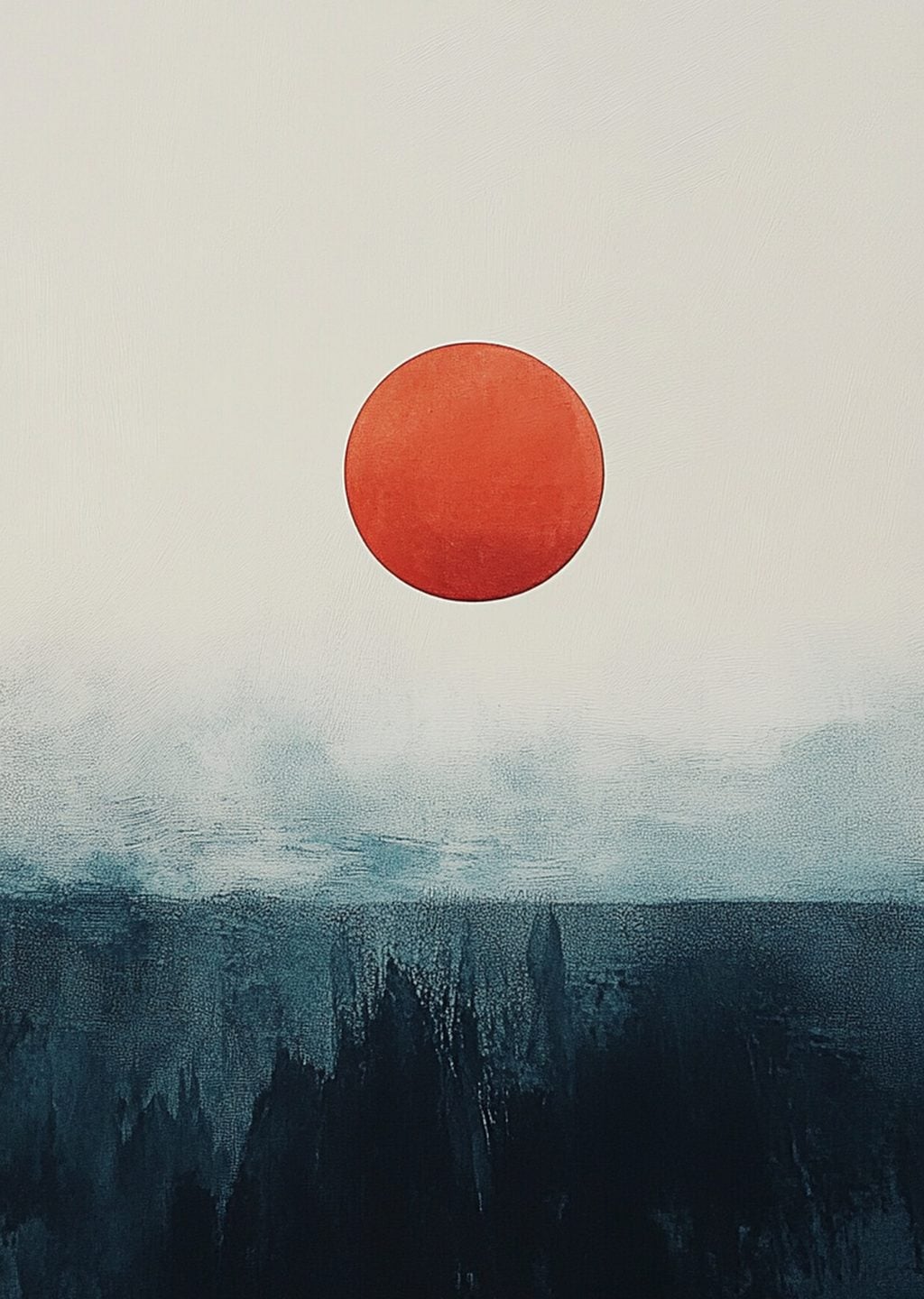 Soyut Güneş: Minimalist Sanat Eseri