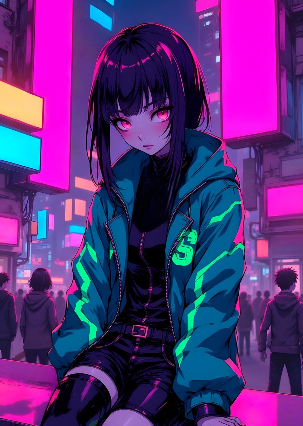 Cyberpunk: Neon Şehirde Bir Genç Kız