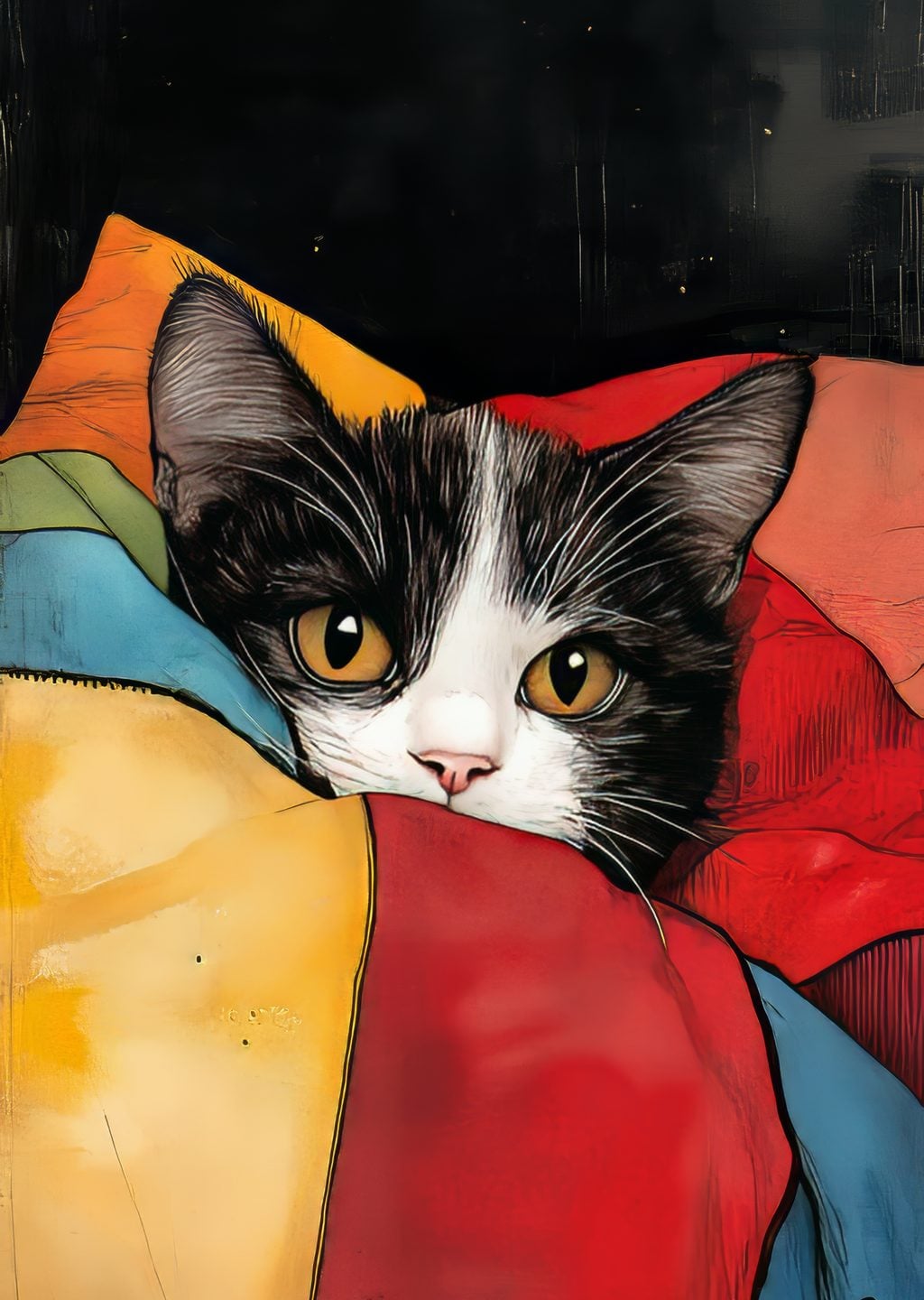 Yastıklar Arasında Kedi