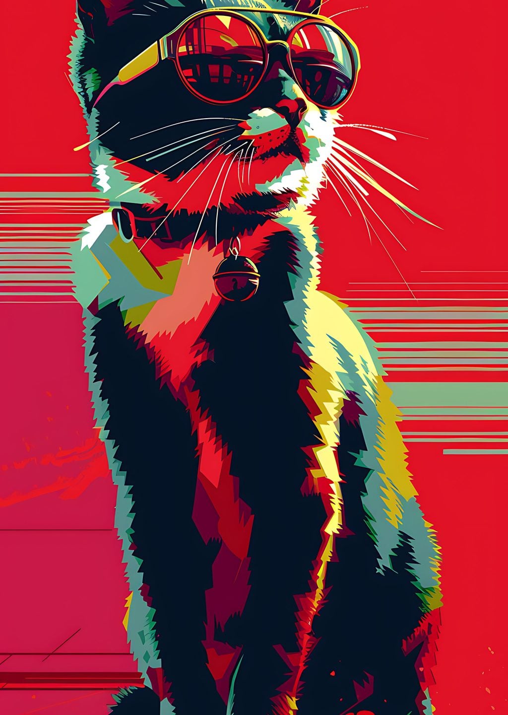 Gözlüklü Kedi