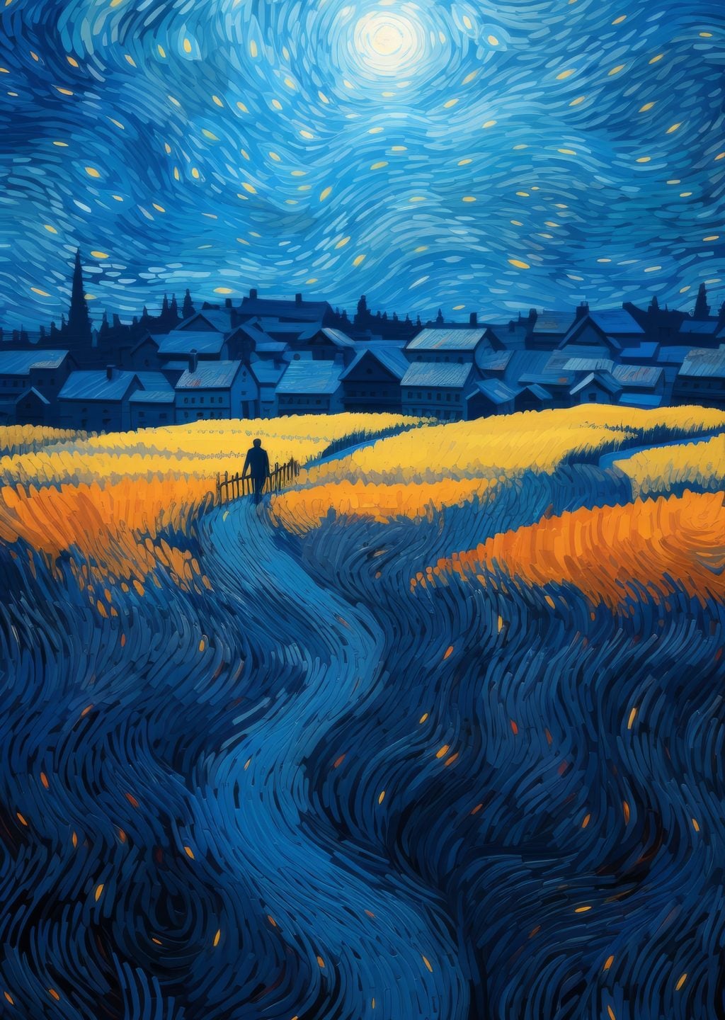 Vincent van Gogh'un Yıldızlı Gecesi