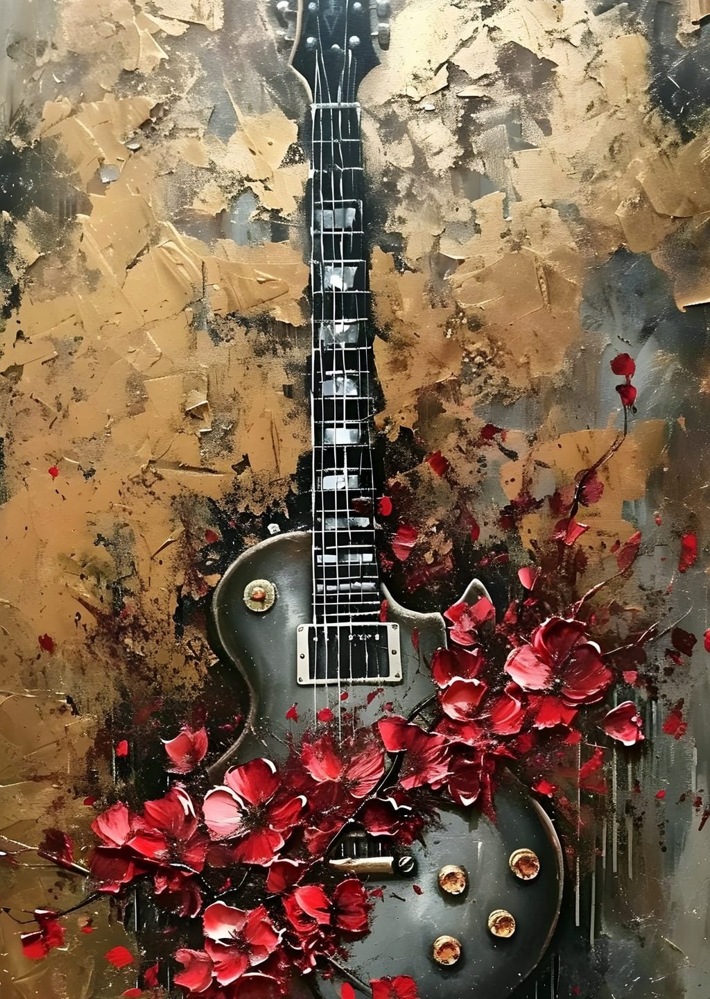 Gitar ve Çiçekler: Müzikal Sanat