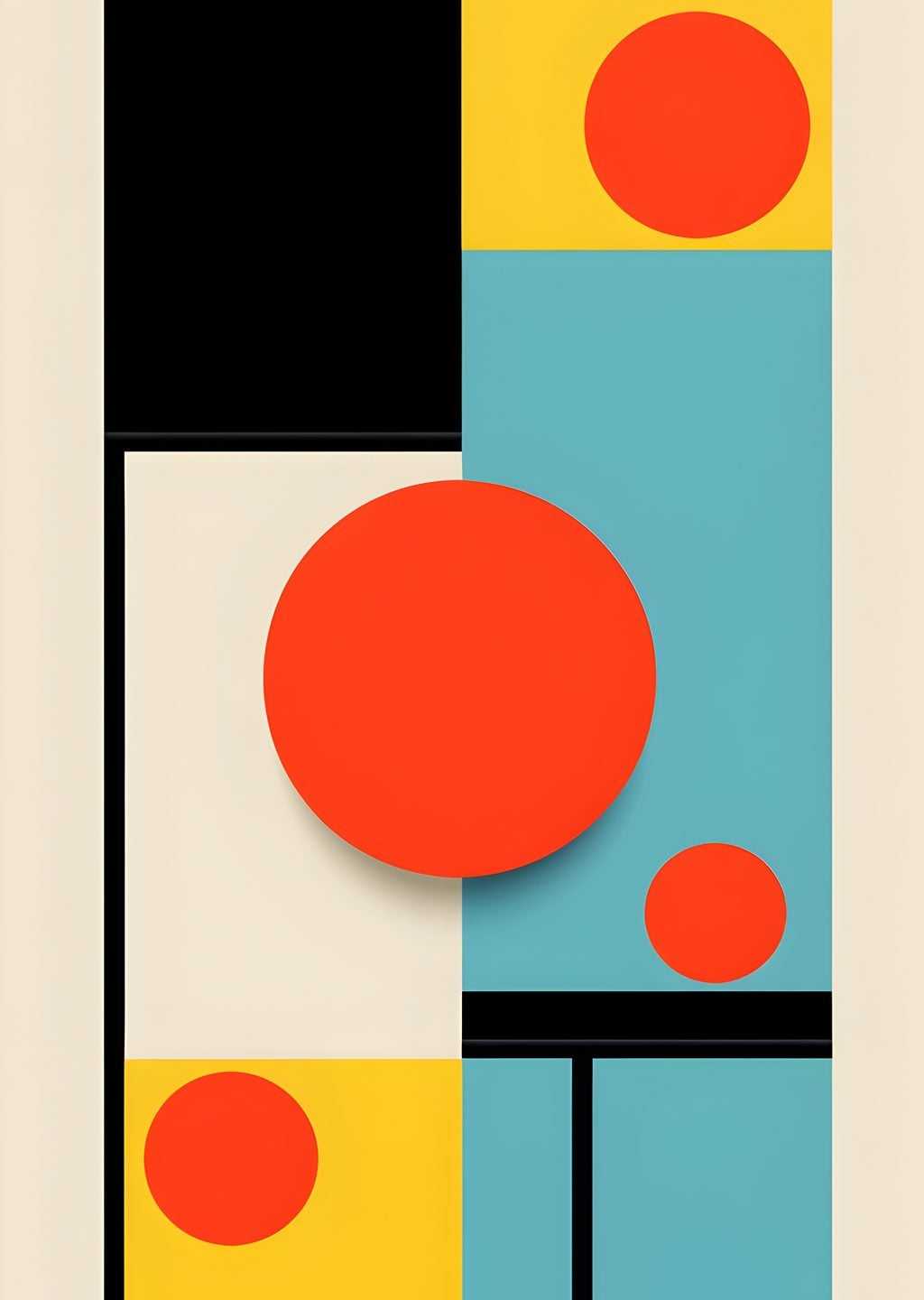 Geometrik Soyut Kompozisyon