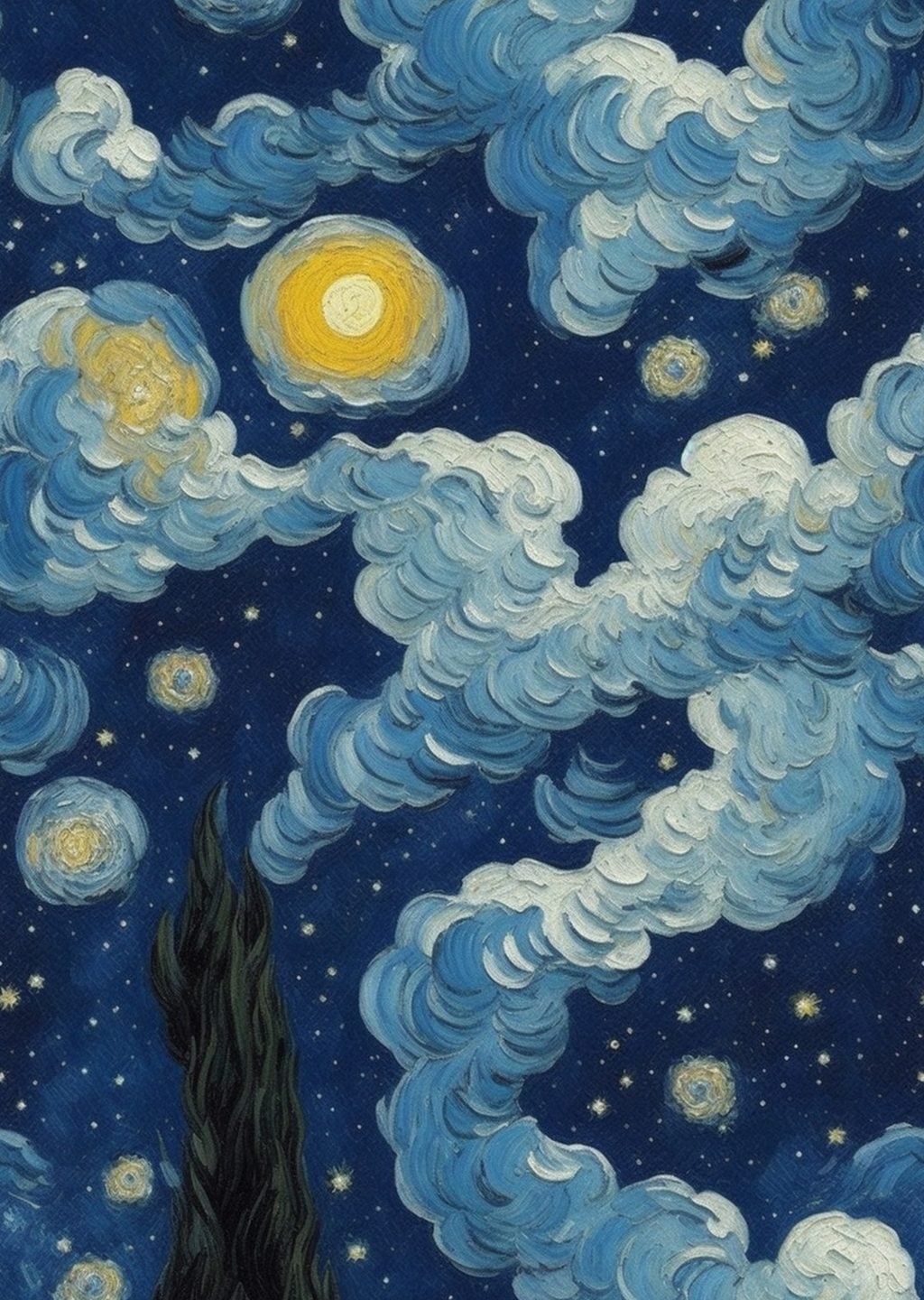 Vincent van Gogh Yıldızlı Gece