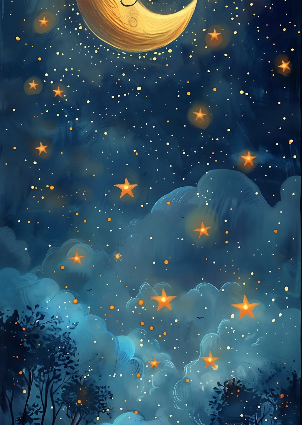 Ay ve Yıldızlar: Gece Gökyüzü