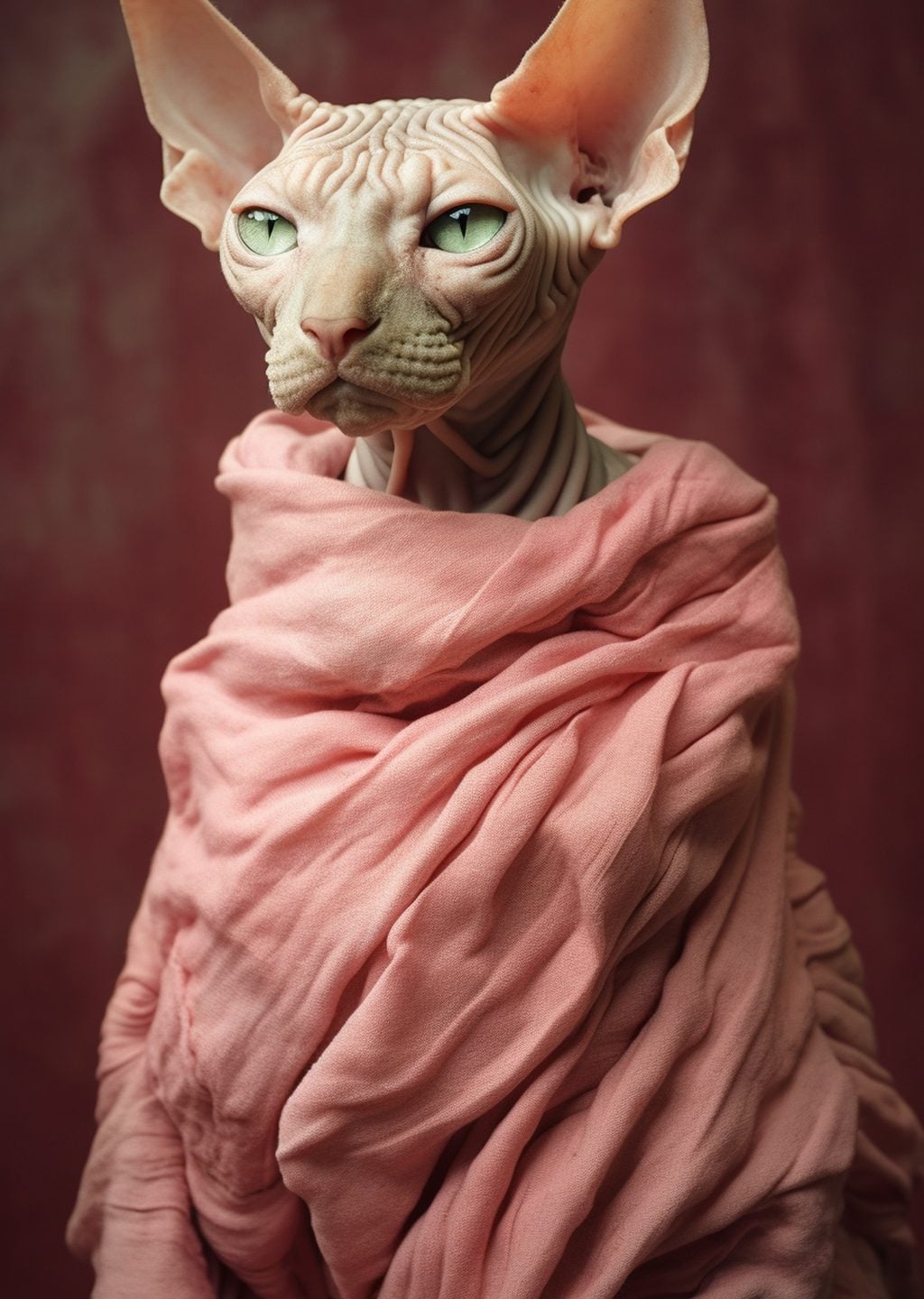Sphynx Kedisi: Sanat Eseri