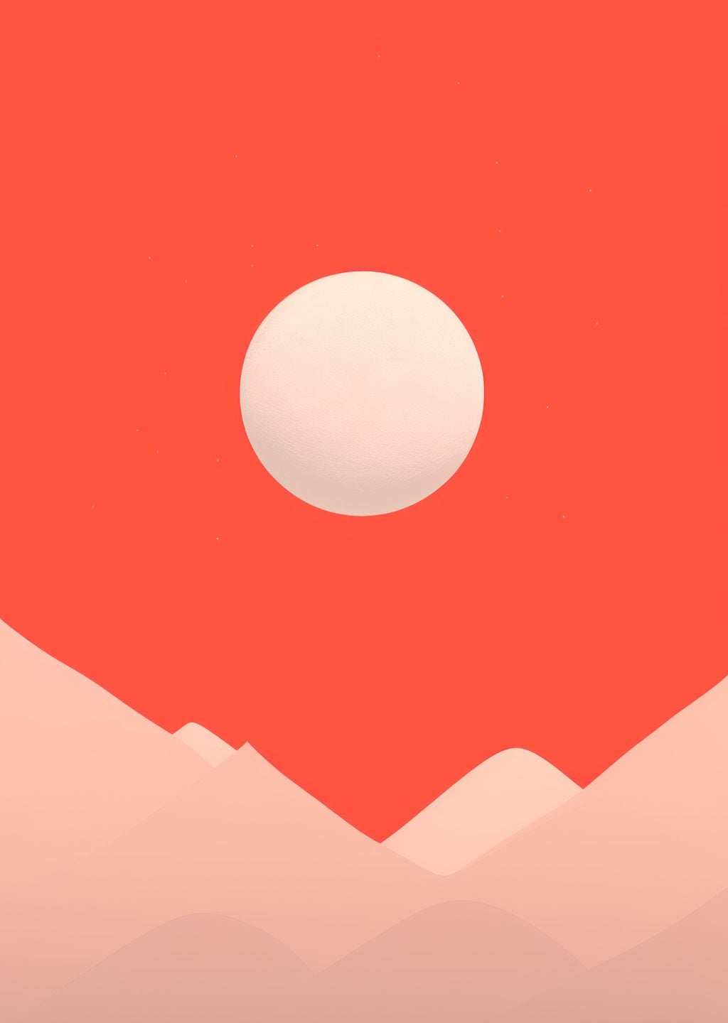 Minimalist Gün Batımı Manzarası