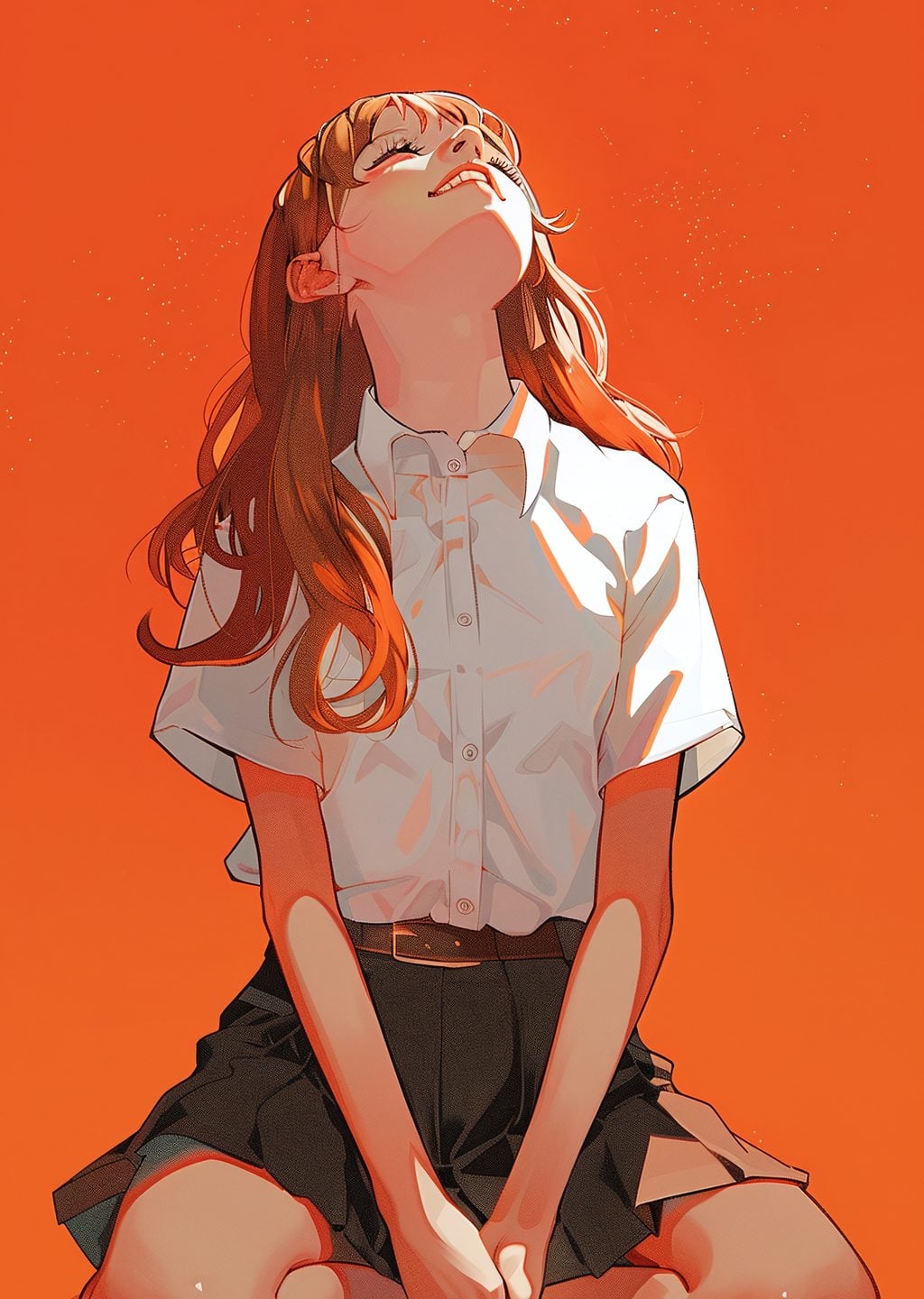 Kızıl Saçlı Anime Kız