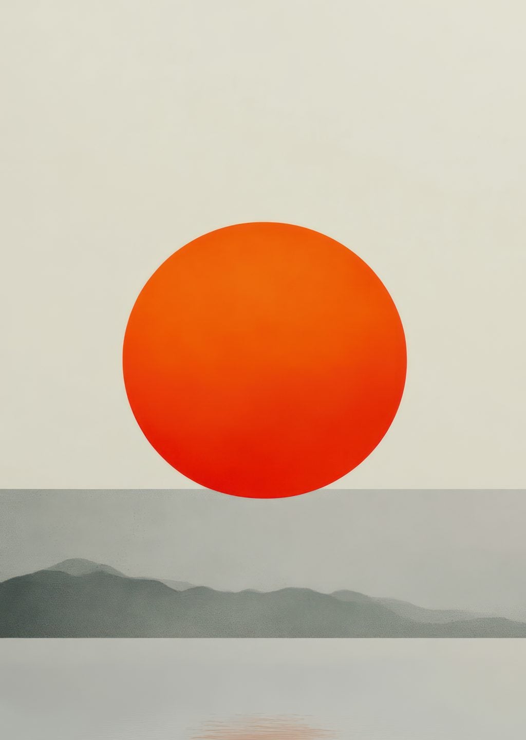 Minimalist Güneş Manzarası