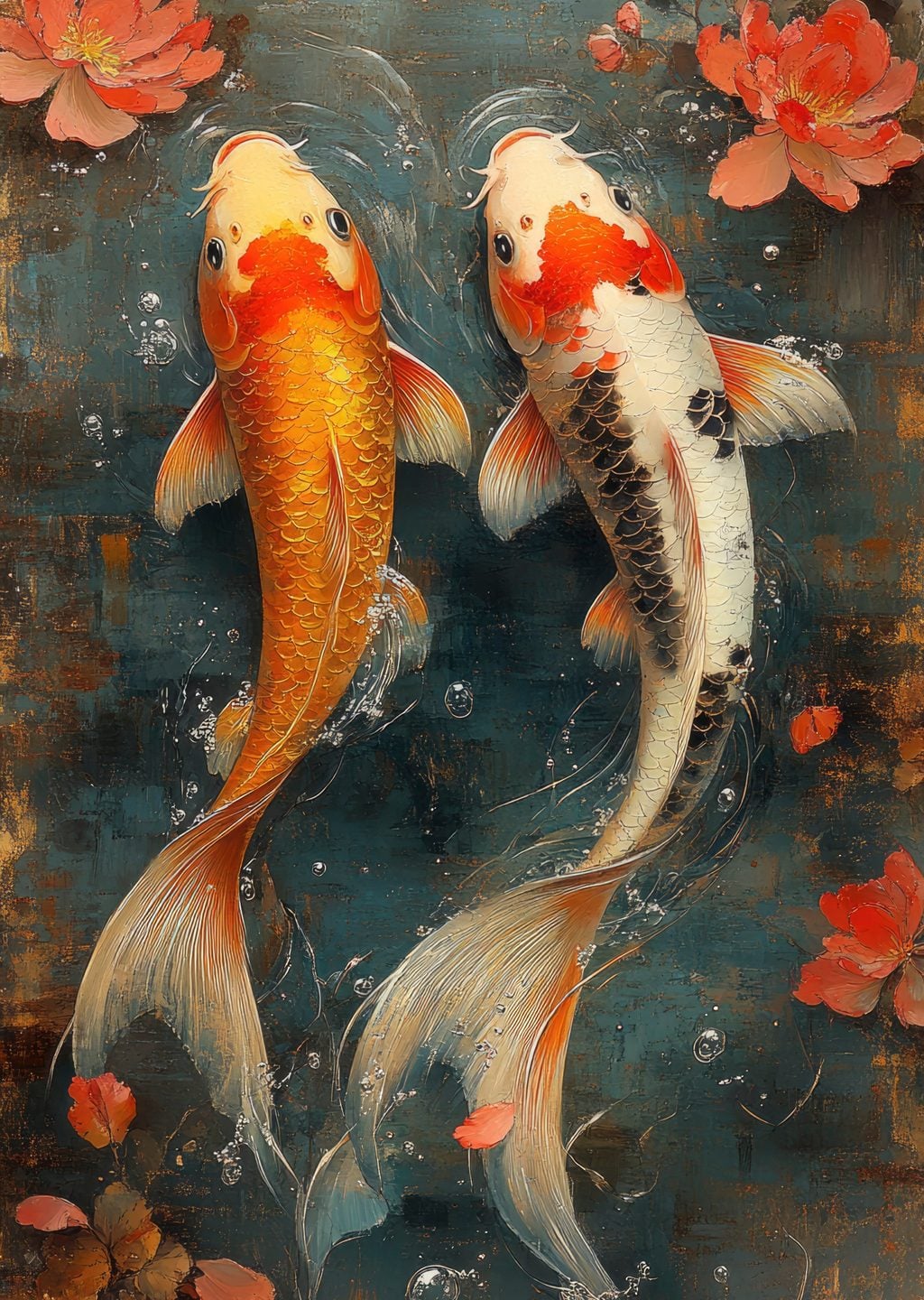 Koi Balıkları: Su Altı Sanatı