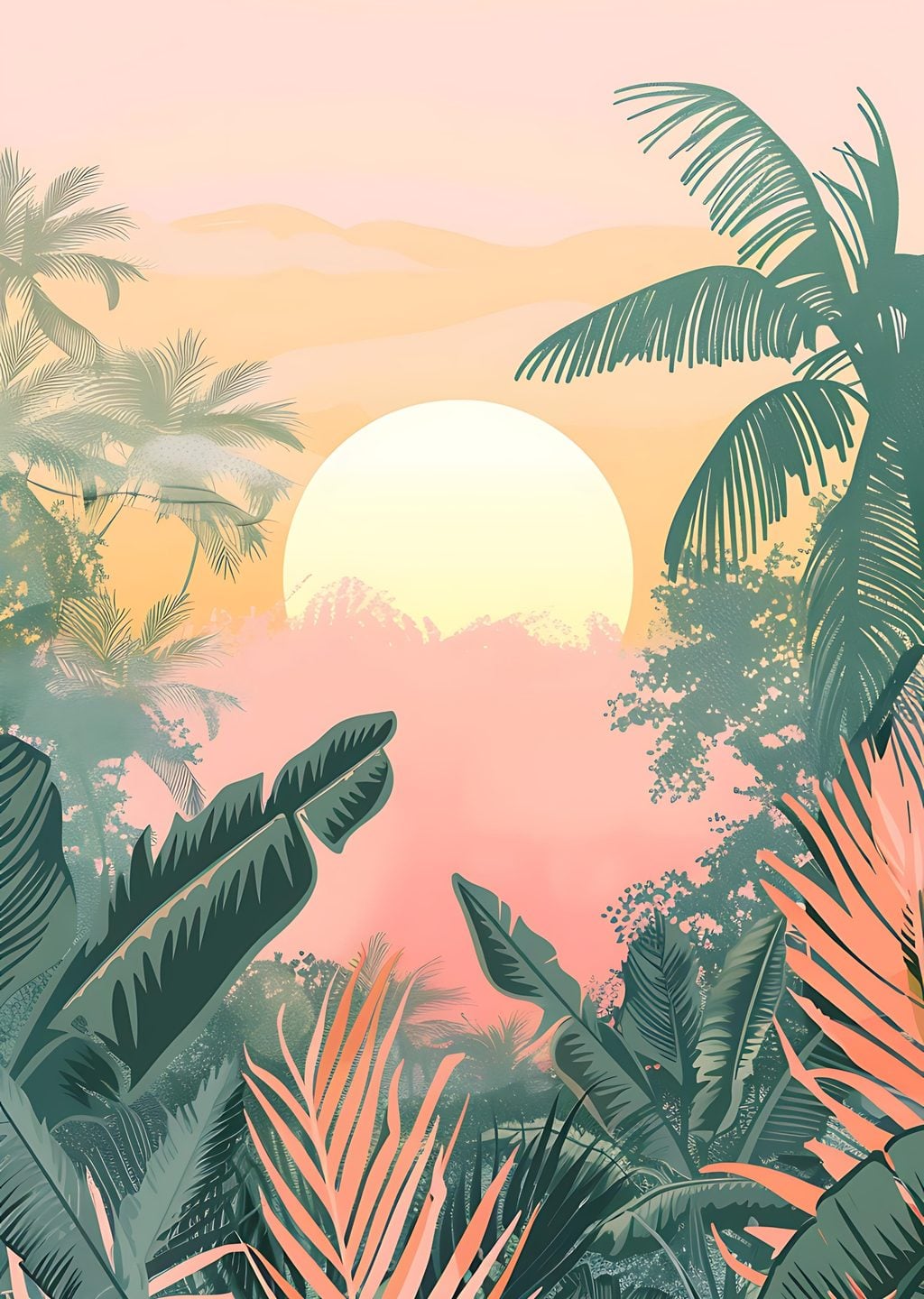 Tropikal Gün Batımı: Doğanın Renkleri