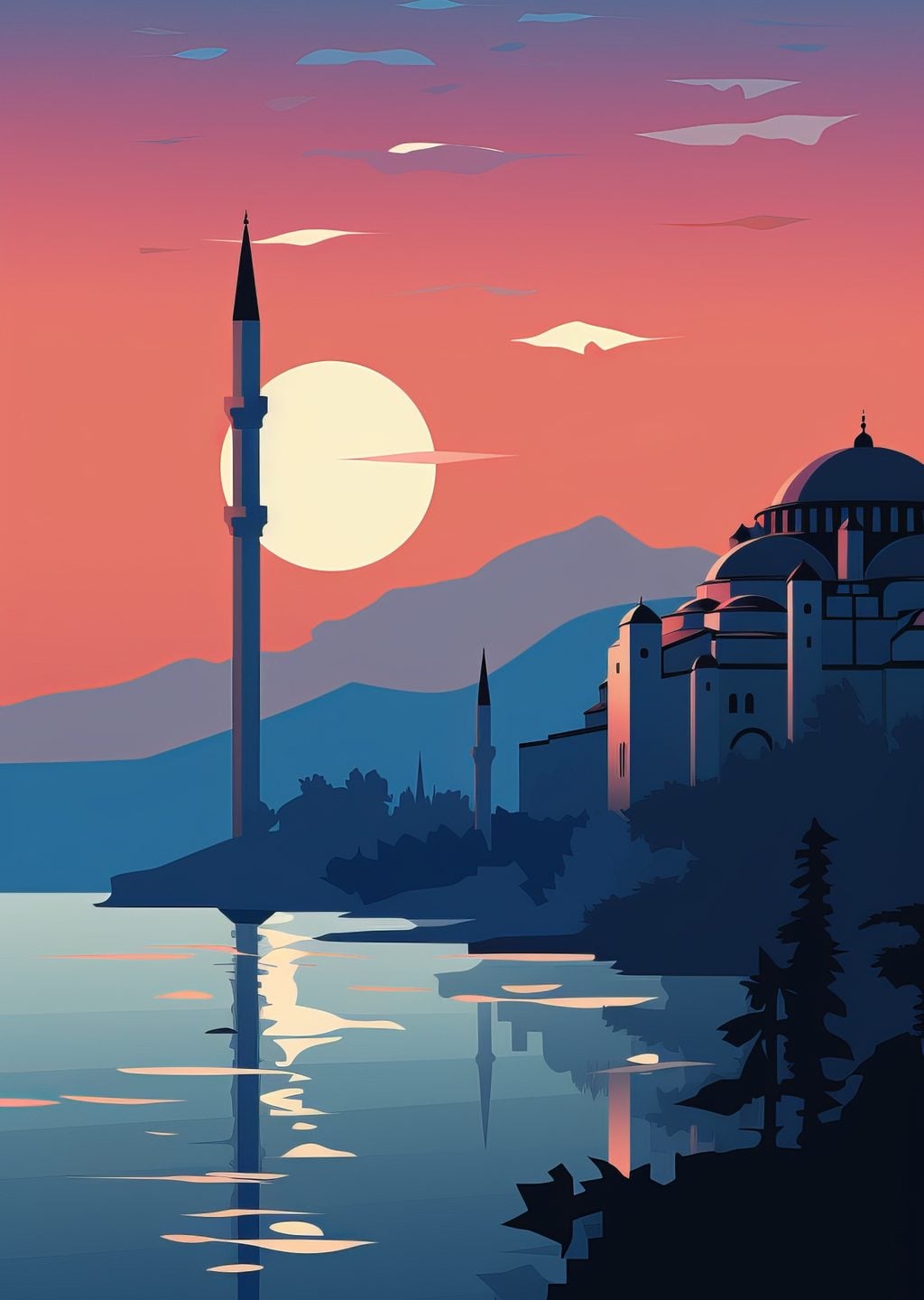 İstanbul Silueti: Gün Batımı