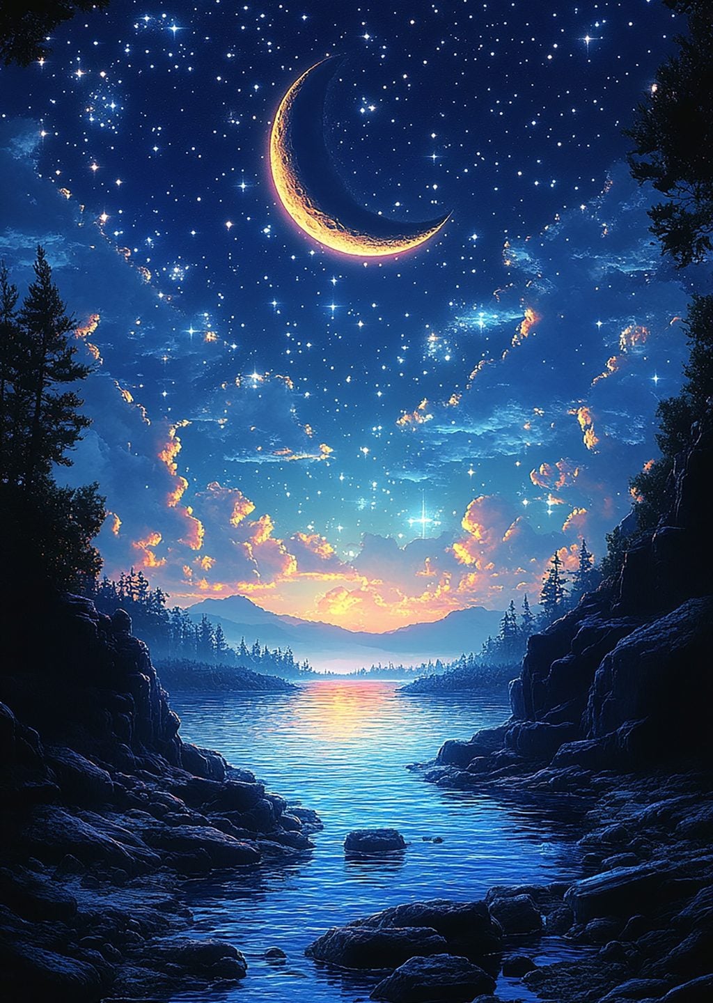 Büyüleyici Gece Manzarası