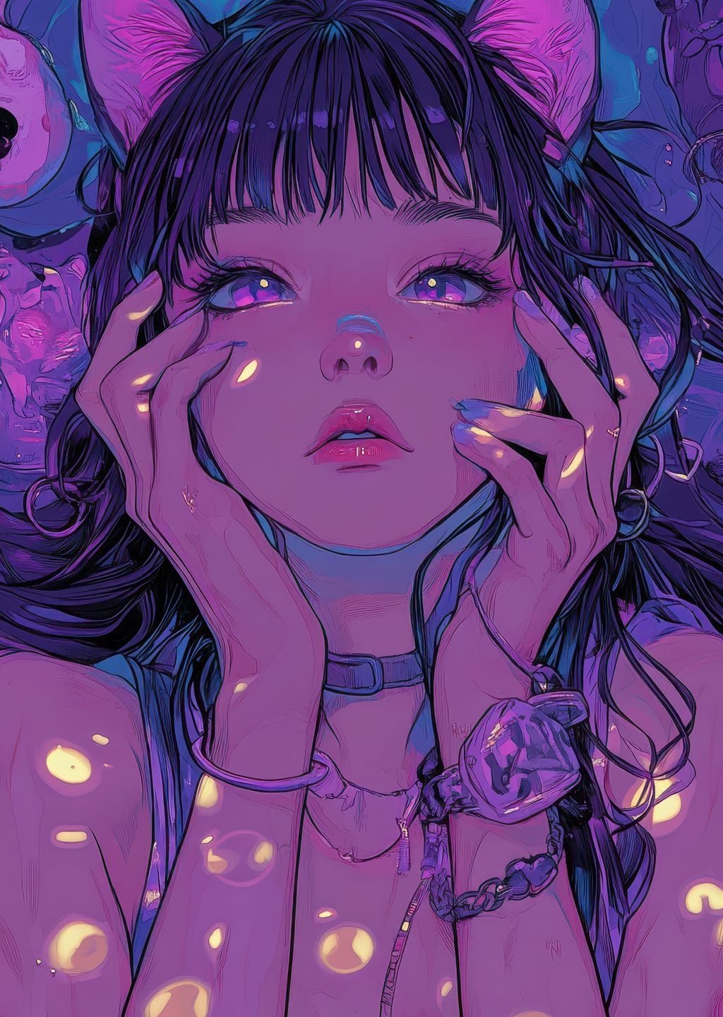 Cyberpunk Kız: Neon Dünyada