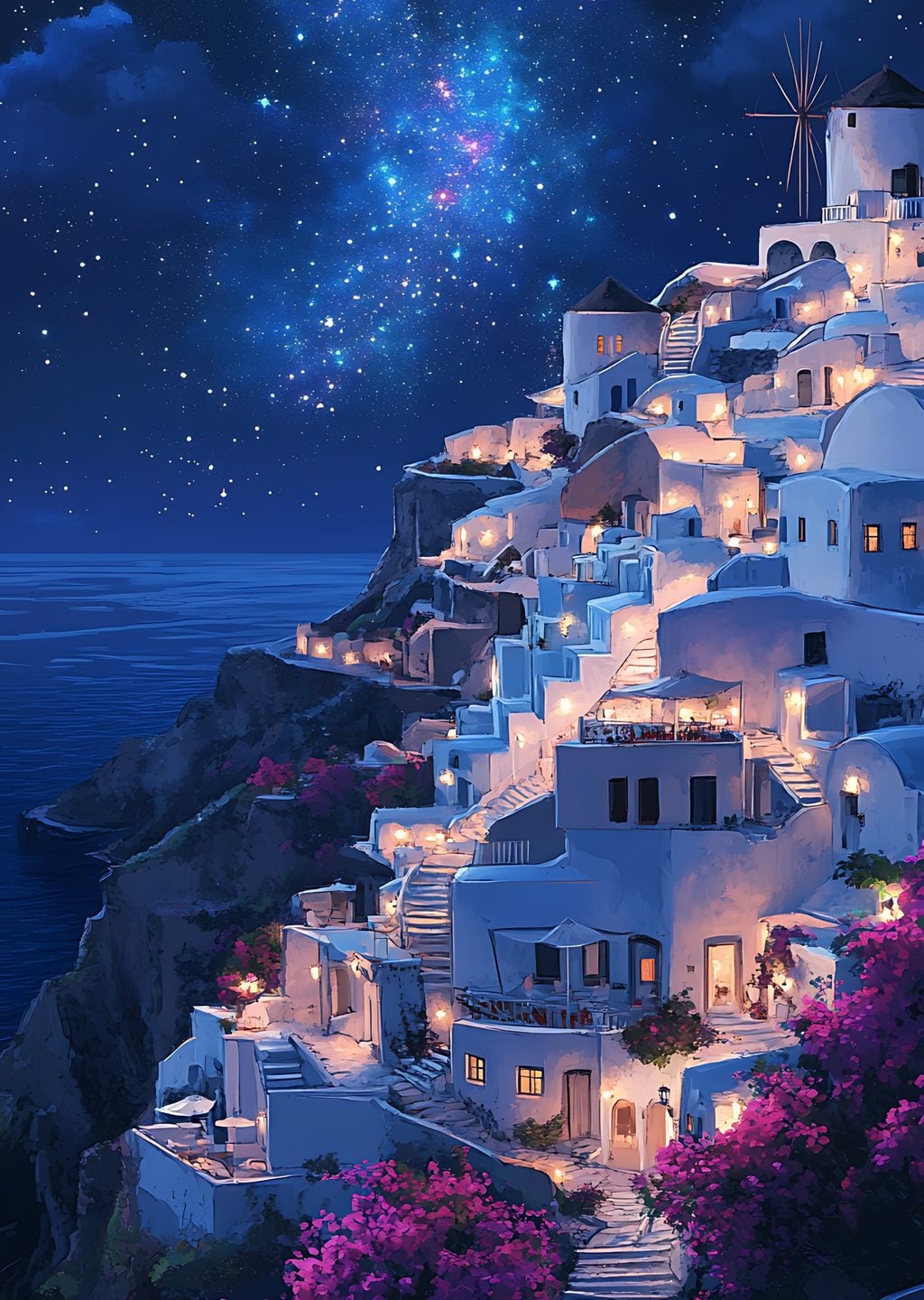 Santorini Gecesi
