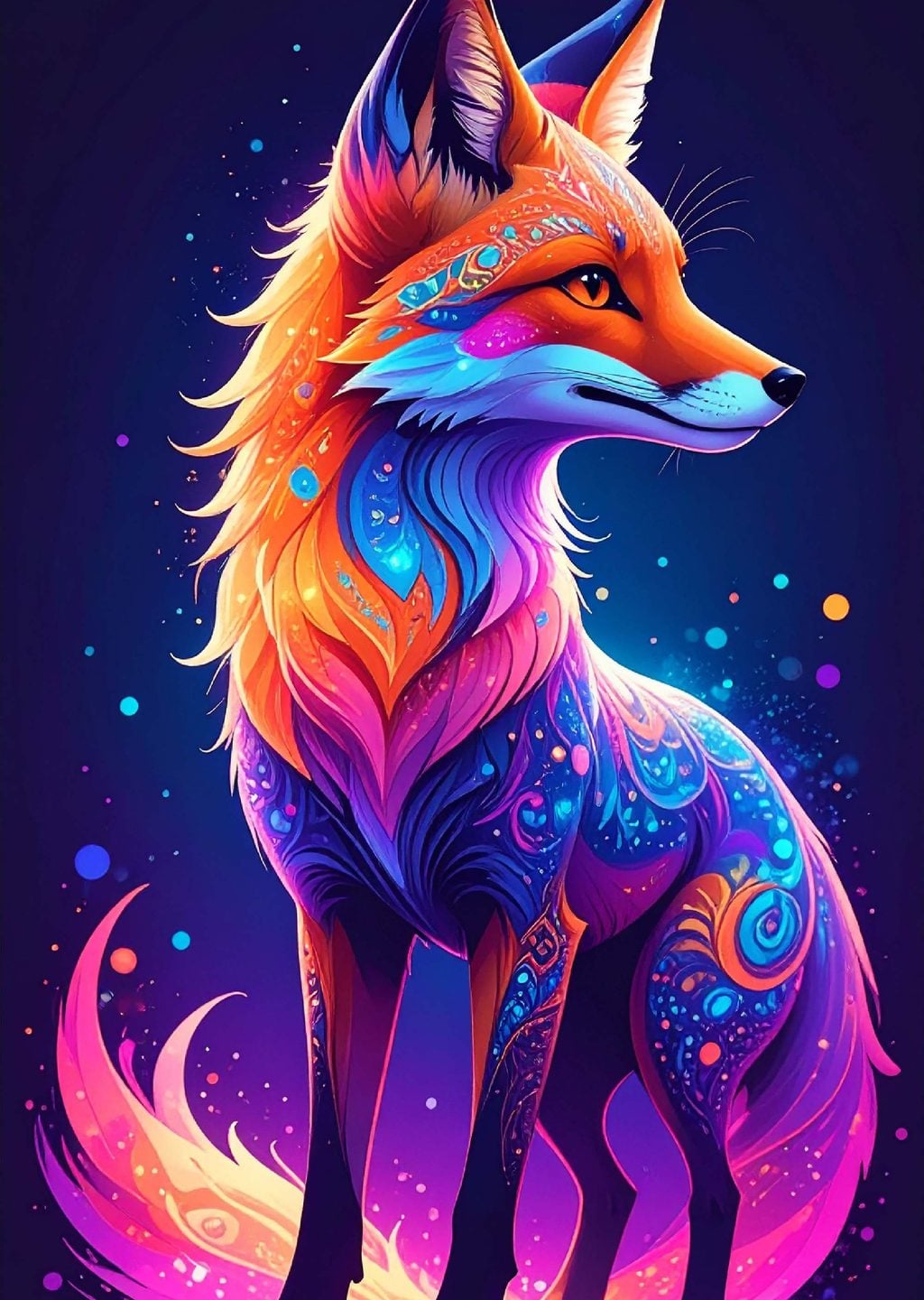 Renkli Fox: Hayal Gücünün Yansıması