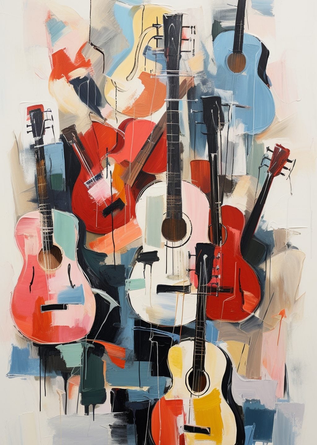Renkli Gitar Koleksiyonu