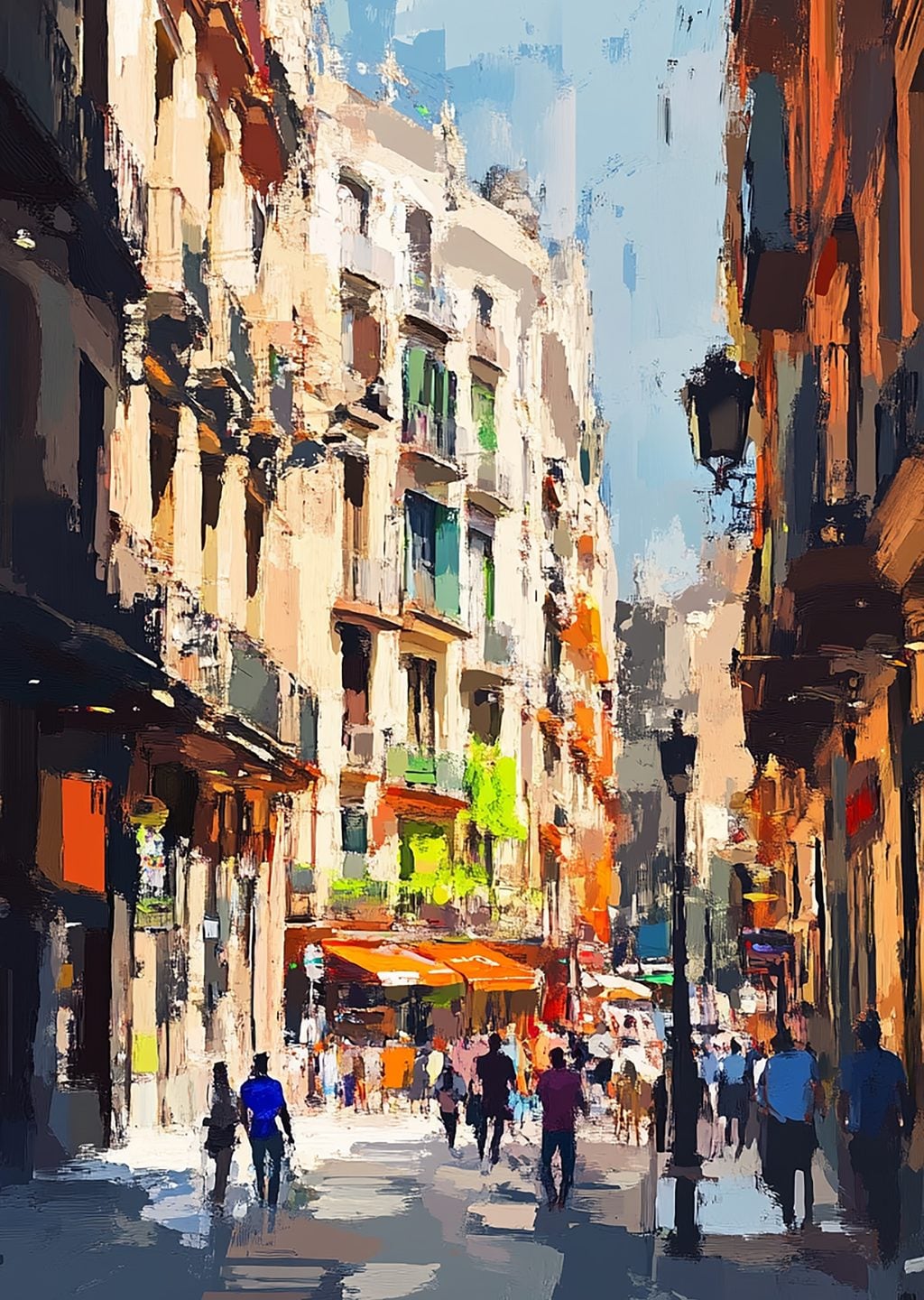 La Rambla'da Günlük Yaşam